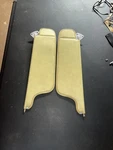 1971 - 1974 Mopar Body Gold Sunvisors 72 73 Road Runner Charger Gtx. Fixed Price $149.98.