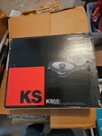 Kicker 11KS68 2-WAY 6IN. X 8IN. Car Speaker. Fixed Price $105.00.