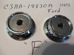 Vintage Auto Radio Bezel Set, #SC3AA-18830A, Ford Chev, Mercury, Mopar "f". Fixed Price $25.00.