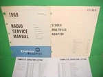 1969 Corvette Camaro Firebird Gto Delco Fm Stereo Adapter Radio Service Manual. Fixed Price $31.99.