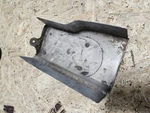 Top Ignition Distributor Shield Cover Guard Chrome Oem Used 70-74 C3 Corvette. Fixed Price $51.00.