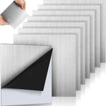 8 Pcs 304 Stainless Steel Sheets 6X6X0.04 Inch Double Side Film Plates Blanks. Fixed Price $48.70.