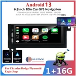 For Old Chrysler/dodge/plymouth/jeep/eagle Carplay 6.8'' Stereo Radio Gps Navi. Fixed Price $113.74.