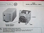 1953 Ford Truck FAE-18805-A ( 3MFT ) Radio Photofact. Fixed Price $12.50.