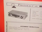 1964 1965 Inland Auto Car Am Radio Service Shop Repair Manual Model X100. Fixed Price $19.99.