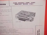 1962 Ford Galaxie 500 Xl Convertible Mercury Meteor Am Radio Service Shop Manual. Fixed Price $19.99.