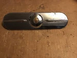 1951-54 Packard Radio Delete Plate Oem. Fixed Price $44.99.