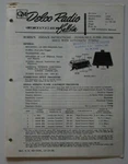 Gm Delco Radio Service Bulletin Brochure Model 989171 Oldsmobile 1959. Fixed Price $8.69.