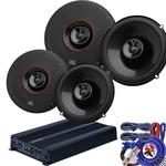 X Jbl Club 64 6.5" 2-WAY Car Speakers Memphis 4CHANNEL Amplifier 1200W +kit. Fixed Price $349.90.