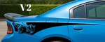Scatbat Charger Quarter Panel Vinyl Overlay Kit For Dodge (2015 2023). Fixed Price $65.00.