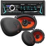 Jensen MPR2121 Car Stereo Bluetooth Am/fm Radio (no Cd) & 6X9" 6.5" Speakers. Fixed Price $185.99.