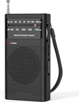 Small Radios Portable Am Fm Transistor 2AA Battery Operated With Black. Fixed Price $13.87.