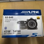 Alpine S2-S40 S-series 4" 2-WAY Coaxial Speakers Brand New Sealed. Fixed Price $99.00.