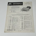 1960 Mercury Comet Ford 14ME C1KF18805G Motorola Radio Service Manual Schematics. Fixed Price $22.36.