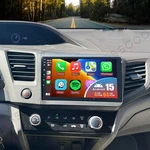 For Honda Civic 2012-2015 9" Android Carplay Stereo Radio Swc Bt Fm 4+64G. Fixed Price $114.99.