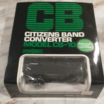 Sparkomatic CB-10 Converter, 23 Channel Crystal Controlled, 12V, Black/green. Fixed Price $19.95.