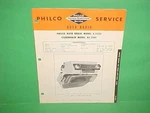 1953 Studebaker Champion Commander Land Cruiser Philco Radio Service Manual. Fixed Price $24.99.