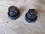 Nos 1970'S 80'S Gm Black Radio Knob Set Isuzu Chevy Luv? Chevette. Fixed Price $24.99.