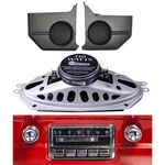 Custom Autosound Bluetooth Radio Slidebar W/dash And Kickpanel Speakers Kit M.... Fixed Price $627.98.