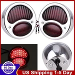 Pair Chrome Led Hot Rat Street Rod Custom Car Truck Tail Lights Ford Model. Fixed Price $38.99.