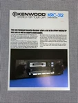 Kenwood KRC-312 Cassette Receiver Stereo Car Information Page JO201. Fixed Price $12.95.