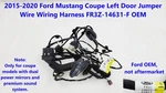 2015-2020 Ford Mustang Coupe Left Door Jumper Wire Wiring Harness FR3Z-14631-F. Fixed Price $100.00.