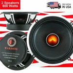 2X Gravity 6.5? Car Audio Speaker Pro Midrange Bullet Loud 800W 4 Ohm. Fixed Price $66.99.