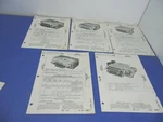 Sams Photofact Schematic Radio Auto Car,lot 5,SEE Description For All. Fixed Price $11.99.