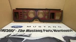 1984-1986 Ford Mustang Mercury Capri Dashboard Cluster Bezel Speedo Heat Vent #8. Fixed Price $200.00.