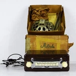 Motorola Automatic Control Radio And Speaker Universal New Old Stock With Box. Fixed Price $372.00.