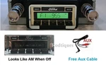 1966-1967 Ford Ranchero Radio W/ Free Aux Cable + 230 Stereo Custom Fit Dash. Fixed Price $239.00.