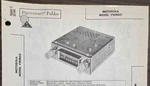 Motorola Model VWM60 1960 Volkswagon Automobile Radio Photofact. Fixed Price $10.00.