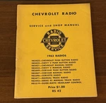1963 Chevrolet Radio Service & Shop Manual RS42 Oem Vintage Original. Fixed Price $25.00.