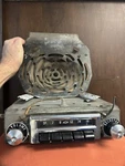 1955-56 Chevy Chevrolet Push Button Radio Amp Speaker Bel Air Nomad 210 150. Fixed Price $350.00.