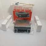 Nib Vintage Realistic Universal Am/fm Car Radio Under Dash Model 12-1342A. Fixed Price $99.99.