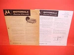1956 Ford Thunderbird Original Motorola Am Radio/tuner Service Shop Manual 69MS. Fixed Price $34.99.