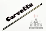 Corvette Power Antenna Mast 1993-2004 All Stainless With Black Tip. Fixed Price $54.99.