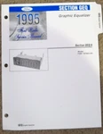 1992 1993 1994 1995 Ford Audio Systems Radio Service Manual Geq/a Grapic. Fixed Price $8.95.