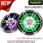 Fusion SG-FL882SPC 22.4CM 330W Boat / Marine Coaxial Speakers With Crgbw Led. Fixed Price $617.70.
