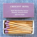 Charlie's Crescent Hotel Closed Phoenix Arizona Vintage Box Matches. Fixed Price $5.99.