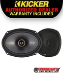 Kicker 51KSC6904, Series 6X9" 2-WAY Ohm Coaxial Speakers Pair. Fixed Price $135.96.