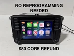 Unlocked 2016-2019 Vw Jetta Passat Tiguan Cc Gps Radio Display Oem Nav Carplay. Fixed Price $499.99.