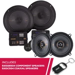 Kicker 51KSS6504 6.5" Component Speakers And 51KSC504 5.25" Coaxial. Fixed Price $360.95.