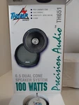 Precision Audio Thump Series TH651 6.5 Dual Cone Speaker System Looks Unused. Fixed Price $65.00.