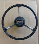 Custom Made 3 Stainless Spoke Early Duesenberg Ii Steering Wheel. Rat Rod Or ?. Fixed Price $145.00.