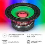DS18 PRO-X6.4RGB 6.5" Mid-range Ohm Speaker Dual Led For Cone & Dustcap. Fixed Price $83.95.
