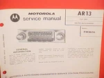 1972 Motorola Car Auto Pushbutton Am-fm Radio Service Shop Manual Model FM362A. Fixed Price $16.99.