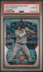 2023 Bowman Matt Mervis Chrome Mega Box Mojo Refractor Cubs 1ST Psa 10. Fixed Price $24.99.