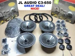Jl Audio Evolution C3-650 6.5 Mid-range Woofers + Tweeters .... Nice See Info!. Fixed Price $625.00.