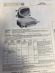 1956 Pontiac Radio, Model 988569, 12 Volt Photofact Folder Auto. Fixed Price $11.99.